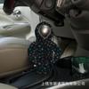 Decoración colgante para coche creativa transfronteriza, pequeño suéter con estampado navideño, juego de palanca de cambios y mango, cubierta protectora mini con capucha