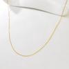 L165 Nuevo Acero Inoxidable Universal Collar de Tirar Chopard Redondo Serpiente Aliento de Bebé Clavícula Cadena Dorada Desnuda Ajustable