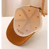 Gorra de béisbol para bebé letra M gorro nuevo para bebé gorro bordado para bebé gorro para bebé gorra de béisbol patrón de dibujos animados