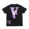 2025 Suministro de Comercio Exterior Camiseta Pulóver de Manga Corta para Hombre con Cuello en V Grande Estampado de Paloma Tendencia Hip-Hop para Pareja Transpirable y Cómoda