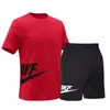 Trajes Deportivos para Hombre y Mujer Primavera y Verano Sueltos Transpirables de Secado Rápido Manga Corta Shorts Ropa Casual Fitness Running Entrenamiento