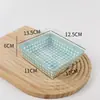 Caja de Empaque para Sándwiches, Hojaldre de Carne Deshebrada, Postres Mochi Horneados, Pasteles Estilo Occidental, Caja Transparente Desechable para Llevar
