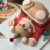 Chapéu de Natal Coreia do Sul decoração de bolo Copo de papel de Natal decoração de bolo Chapéu de Feliz Natal plug-in para bolo
