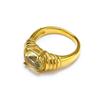 Nuevo anillo de diamantes de temperamento ligero de lujo de moda INS europeo y americano para mujer, de acero inoxidable, oro de 18 quilates, patrón de cuerda, joyería, venta directa