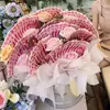 Ramo de Dinero de Moda Portabilletes Clip de Concha Transparente Clip de Flor Herramienta de Papel Flor DIY Hecha a Mano Materiales para Floristería Venta al por Mayor