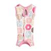 Ropa para mascotas transpirable, totalmente estampada, oso exquisito, poni, fruta, patrón de fútbol, cómoda, ajustada, ropa para esterilización de gatos