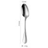 Ventas Directas de Fábrica de Cubiertos de Acero Inoxidable Forjado 304 Cuchillo para Carne, Tenedor, Cuchara, Uso Hotelero y Doméstico Cuchillo Estilo Occidental, Tenedor, Cucharita de Té Serie