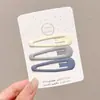Presilhas coloridas laterais para franja de crianças, estilo coreano fofo, presilhas de cabelo de alta qualidade e requintadas, presilhas para bebê estilo dopamina que não danificam o cabelo