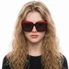 Estilo Coreano Novo Famoso da Internet Mesmo Estilo Armação Grande Decorativa Emagrecimento Facial Proteção Solar Óculos de Sol Modernos Versáteis Férias