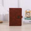 Cuaderno al por mayor en stock, bloc de notas comercial, caja de regalo, portalápices A5, libro de cuero PU, libro con logotipo impreso imprimible