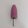 Rueda de esmerilado de corindón marrón en stock de fábrica, cabezal de rectificado cónico, redondo, hexagonal, multtamaño, juego de cabezales de rectificado de rueda de esmerilado de corindón marrón