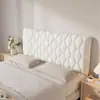 Funda de cama de tela con todo incluido, estilo europeo moderno y sencillo, suave, con respaldo curvo y protección contra el polvo.