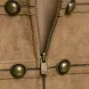 Comercio exterior transfronterizo ropa de mujer estilo europeo y americano ZA AliExpress superventas moderna y elegante chaqueta corta de cuello redondo y manga larga con decoración de botones