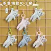 Pingente de Gato Chaveiro de Mão Gato Ragdoll Fofo Pingente de Mochila Escolar Pingente de Bolsa Presente para Meninas