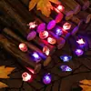 Anillo Luminoso de Halloween Lámpara de Calabaza Broche Decoración Regalo para Niños Juguete Decoración de Escena Accesorio de Disfraz Regalo