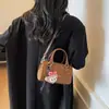 Moda Transfronteiriça Nova Bolsa Pequena Retrô para Mulheres, Bolsa de Ombro Versátil e na Moda, Bolsa Transversal Boston