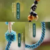 Copyright Original Cordón para Teléfono Estilo Tíbet Cuentas Dzi del Tíbet Borla Trenzado Hecho a Mano Correa para Teléfono con Cuentas Estilo Chino de Alta Gama