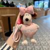 Suéter de Amor Estilo Coreano Llavero de Cachorro Lindo Juguete de Peluche Colgante para Bolsa Popular en Internet Llavero para Coche Regalo