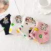 Calcetines de Dibujos Animados de Moda para Mujer 2021 Crayon Shin-Chan Calcetines de Algodón a Media Pantorrilla Venta al por Mayor Versátiles Estilo Japonés Tendencia Ins