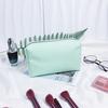 Bolsa de maquillaje de seersucker de venta caliente transfronteriza, bolso de mano indio, bolsa de aseo de gran capacidad, bolsa de almacenamiento de viaje a rayas bordada