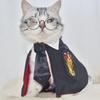 Muñeco de Felpa Estilo Nuevo Gato y Perro Linda Capa, Transformación Elegante en Traje de Capa de la Academia de Magia Harry Potter