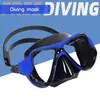 Gafas de Buceo de PVC para Adultos Hombres y Mujeres Transfronterizas, Gafas de Natación de Cristal Templado, Adecuadas para Miopía, Máscara de Snorkel, Equipo Profesional