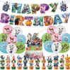Decoraciones para Fiesta de Cumpleaños Temática Zootopia 2 Transfronteriza, Banderines, Banderines para Pastel, Set de Globos 22