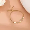 Pulsera 100 Europea y Americana Acero de Titanio Color Oro de 18k Libre de Color para Mujer Simple Versátil Elegante Ins Moda Personalizada Joyería de Mano