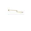 Estante de exhibición de ropa para mujer, estante de pared para ropa, estante de exhibición de pared dorado, poste colgante