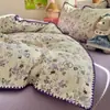 Nuevo Conjunto de Cuatro Piezas de Hilo Bouclé de Alta Calidad Clase A con Borde de Concha 2026 (Más Vendido en Xiaohongshu)