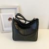 Bolsa Texturizada de Grande Capacidade Feminina Primavera e Outono Combina com Tudo 2024 Bolsa Transversal de Ombro Vintage para o Dia a Dia