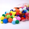 Venta al por mayor de fábrica pompón de bola de pelo polipropileno color mixto accesorios de juguete DIY para jardín de infantes ropa