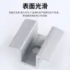 Conector subcomponente base de ensamblaje base de soporte fotovoltaico aleación de aluminio galvanizado en caliente bloque de presión placa de fijación antideslizante