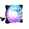 Taladro de hielo computadora 6 pines ventilador de chasis 12cm silencioso 12V RGB escritorio refrigerado por aire 12025 ventilador de enfriamiento led