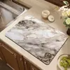 Amazon Tapete de Drenaje para Fregadero de Cocina de Mármol Tapete para Mesa de Comedor Absorbente de Agua Antideslizante Aislante Térmico para Encimera del Hogar Secado Rápido Tapete para Cafetera