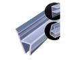 Tira de sellado para puerta de vidrio, junta de puerta corrediza, resistente al viento, sin marco, para balcón, resistente al viento, anticolisión, tira impermeable para puerta de ducha de baño