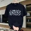 Nova Camiseta Casual de Verão para Mulheres, Marca de Luxo Top, Manga Curta, Estampa Gráfica da Marca, Adequada para Homens e Mulheres