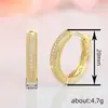 Pendientes Cao Shi Estilo Europeo y Coreano Francés Estilo Hong Kong para Mujer con Circonita Microincrustada Estilo Dama Chic Estilo de Negocios Sentido de la Moda