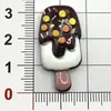 Accesorios de Resina al por Mayor Materiales Hechos a Mano DIY Decoraciones para Zapatos Pegatinas para Vasos de Agua Pegamento de Crema Accesorios para el Cabello Pequeñas Pegatinas Luminosas de Helado