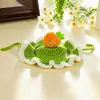 Sombreros novedosos para mascotas transfronterizos, bufandas tejidas, bufandas hechas a mano y conjuntos de baberos para perros y gatos - perfectos para disfraces, accesorios y sesiones de fotos