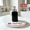 Botella de vidrio estilo Ins para gel antibacterial sensación de alta gama botella espumosa tipo prensa uso en hotel botella recargable para champú gel de ducha