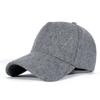 Gorro de Lana para Hombre Otoño e Invierno Terciopelo Engrosado Talla Grande Gorra de Béisbol Casual Cálido a Prueba de Frío Gorro para Cabeza Grande