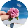Flores Pompones de Venta Caliente Transfronterizas, Flores de Cinco Pétalos, Flores de Hilo Tejidas a Crochet a Mano, Accesorios de Ropa DIY, Accesorios para Zapatos, Sombreros y Bolsas