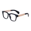2025 Nuevas Gafas de Sol Cuadradas de Moda Europea y Americana Hombres Templos de Metal Blanco Gafas de Sol Retro para Exteriores Hombres Transfronterizas