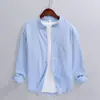 Estilo chinês Primavera e Verão Linho Camisa de manga comprida Camisa masculina gola casual de algodão e linho Camisa Artística Masculina 202 Top