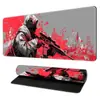 Mouse Pad Grande Longo Soldado Assalto Temu Transfronteiriço, Mouse Pad Longo de Superfície Fina Lisa
