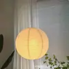 Lámpara de Papel Akari de Isamu Noguchi Estilo Japonés Wabi-Sabi Dormitorio Comedor Sala de Estar Sala de Té Casa de Huéspedes Tienda de Ropa Lámpara Colgante Esférica