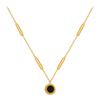 Collar con Colgante de Letra de Acero Inoxidable, Versátil para el Trabajo, Cadena para Clavícula, Cadena para Suéter, Elegante, Lujo Ligero, Joyería de Alta Gama