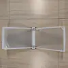 Soporte de Exhibición Magnético de Páginas Abatibles A4 10 Páginas Soporte de Documentos para Montar en Pared Carpeta para Hoja de Instrucciones de Operación de Taller Bolsa Insertable Transparente