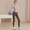 Top de Yoga Talla Grande para Mujer 2026 Primavera Otoño Nuevo Conjunto Deportivo para Correr Camiseta de Manga Larga Entrenamiento Fitness Pantalones de Tiburón